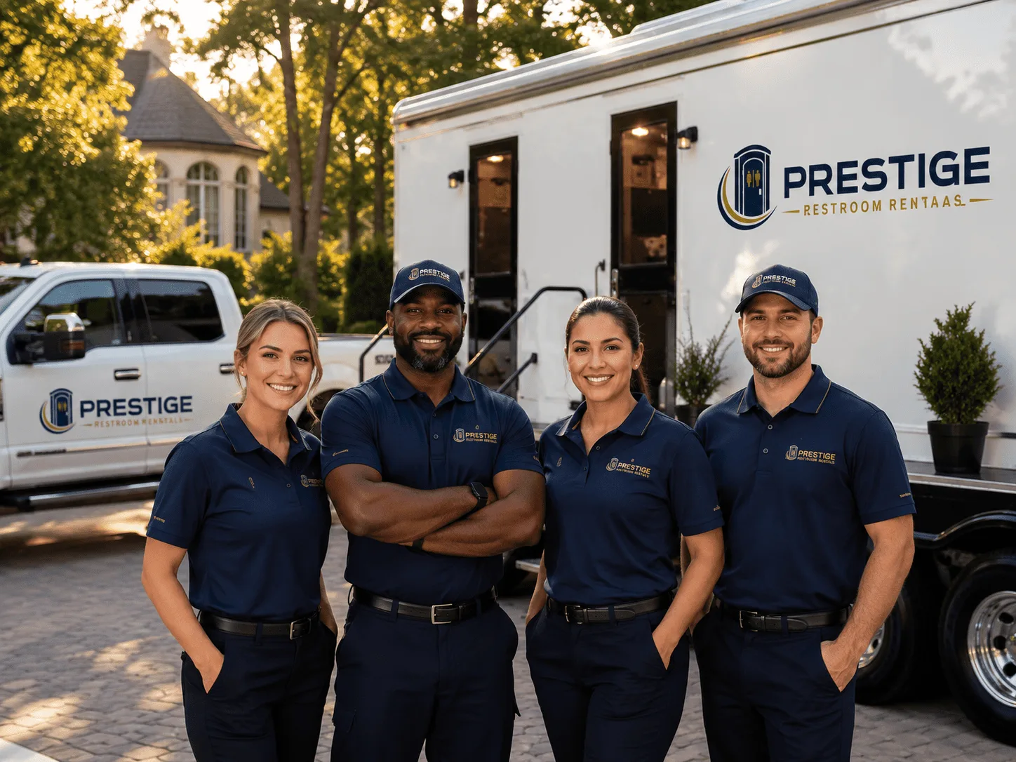 Trusted Luxury Portable Restrooms company in Dickens, IA
